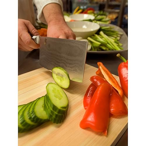 Shun Classic 7" Cleaver - Japanese Vegetable Knife with VG-MAX Core