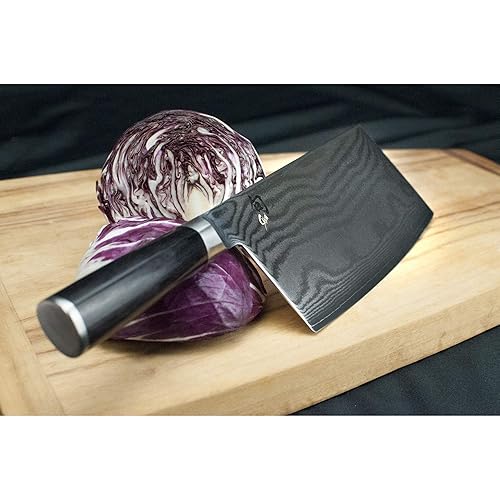 Shun Classic 7" Cleaver - Japanese Vegetable Knife with VG-MAX Core