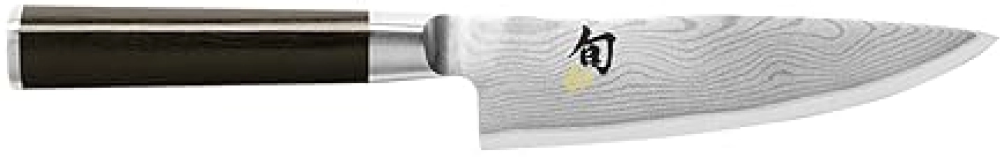 Shun Classic 6" Chef's Knife: Japanese VG-MAX Core, Damascus Steel, Pakkawood Handle