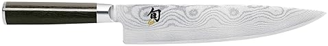 Shun Classic 10" Chef's Knife - Handcrafted Japanese Kitchen Knife for Pro & Home Chefs, VG-MAX Core, Damascus Steel