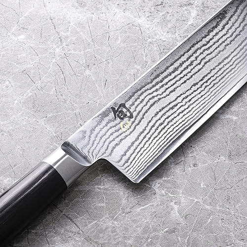 Shun Classic 10" Chef's Knife - Handcrafted Japanese Kitchen Knife for Pro & Home Chefs, VG-MAX Core, Damascus Steel