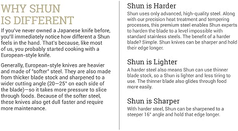 Shun Classic Blonde 5-Piece Knife Set with Japanese Damascus Steel Blades