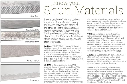 Shun Classic 4-Piece Steak Knife Set, Handcrafted Japanese VG-MAX Core, Damascus Stainless Steel