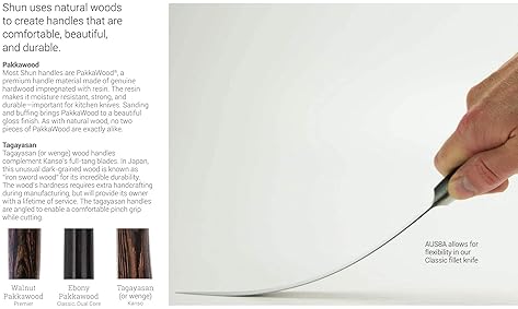 SHUN CLASSIC 2 PIECE CARVING SET: 9" HOLLOW GROUND SLICING KNIFE & CARVING FORK, JAPANESE VG-MAX CORE