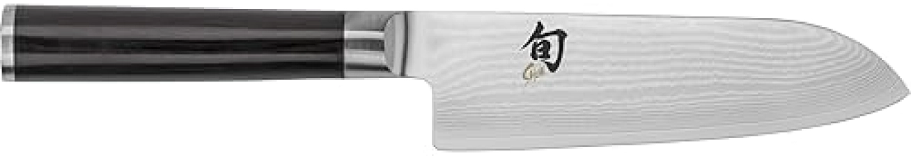 Shun Classic 5.5" Santoku Knife with VG-MAX Core and Damascus Cladding, Pakkawood Handle: Versatile Japanese Cutting Tool