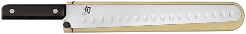 Shun Classic 12" Brisket Knife - Japanese Handcrafted Meat Carving Knife with Wooden Sheath