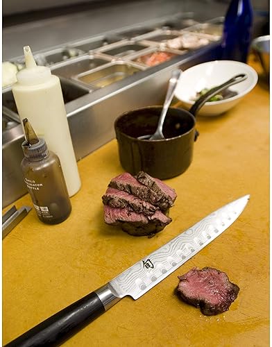Shun Classic 9" Hollow Ground Slicing Knife - Japanese Meat Knife with VG-MAX Core