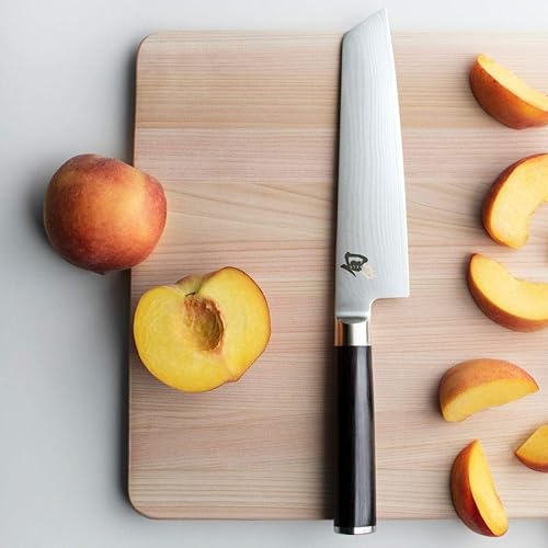 Shun Classic 6.5" Master Utility Knife - Japanese VG-MAX Core, Damascus Steel, Pakkawood Handle