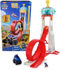 Spin Master PAW Patrol Rescue Wheels Super Loop Tower HQ with Light & Sound - Chase Action Figure, Toy Truck - Kids Toys 3+
