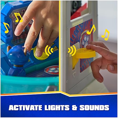 Spin Master PAW Patrol Rescue Wheels Super Loop Tower HQ with Light & Sound - Chase Action Figure, Toy Truck - Kids Toys 3+