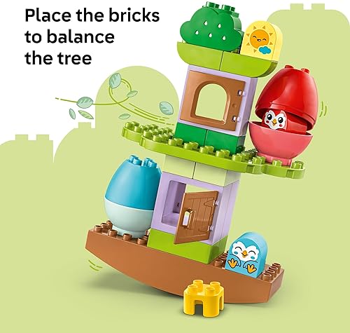 LEGO DUPLO Balancing & Stacking Tree Toy - Easter Gift for Toddlers - Preschool Learning Toy - Ages 1.5+ - 10440