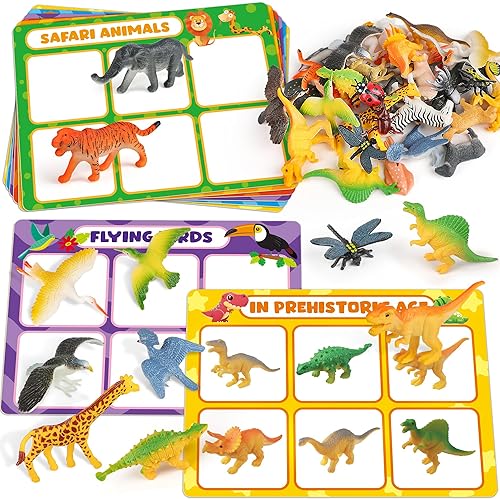 Coogam Animals Sorting Toy Set for Toddlers: Educational Gift for 3-5 Year Olds