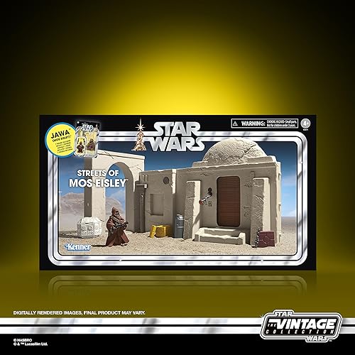 STAR WARS Vintage Collection Mos Eisley Playset 3.75" Action Figure, A New Hope