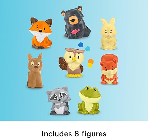 Fisher-Price Little People Forest Friends Carry Case Playset for Toddlers, Ages 1+ - Includes Animal Figures for Pretend Play