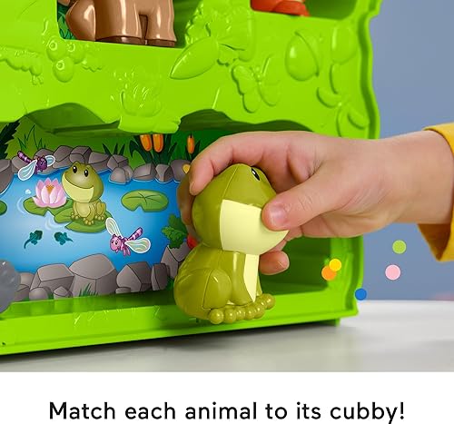 Fisher-Price Little People Forest Friends Carry Case Playset for Toddlers, Ages 1+ - Includes Animal Figures for Pretend Play