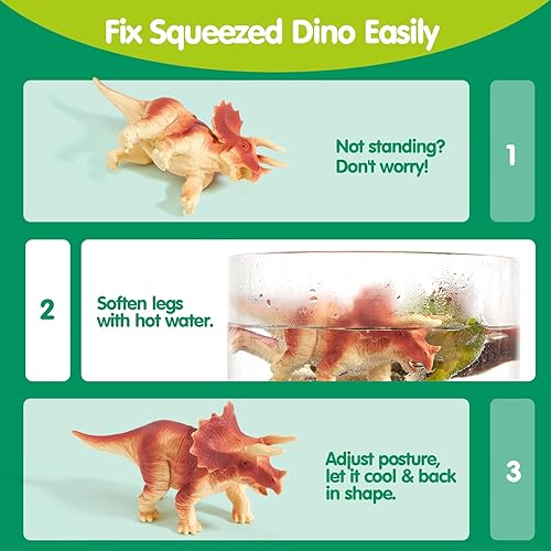 COCO&Friends Dinosaur Backpack Play Set - Portable 3D Mat for Prehistoric Play - Open-Ended Toys for Kids 3-5
