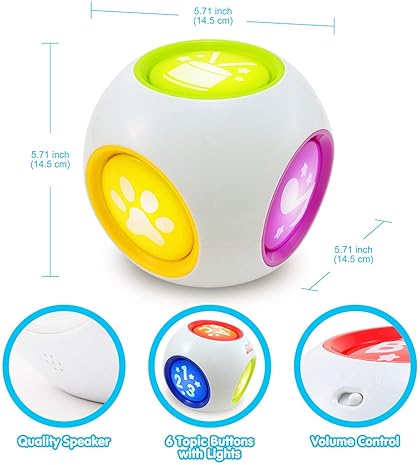 Learning Cube - Educational Musical Activity Center for Infants & Toddlers - Toys for 1 Year Olds - First Birthday Gift
