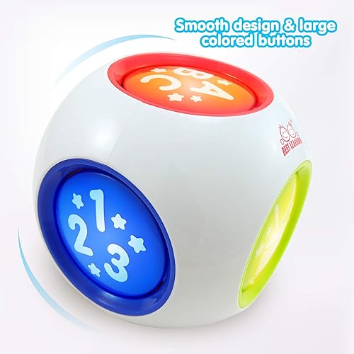 Learning Cube - Educational Musical Activity Center for Infants & Toddlers - Toys for 1 Year Olds - First Birthday Gift