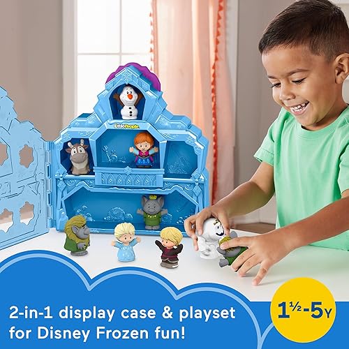 Fisher Price Disney Frozen Toddler Toy Castle Playset with Figures for Kids 18+ Months