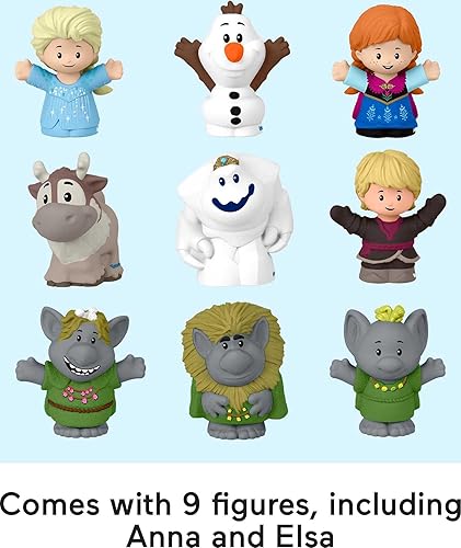 Fisher Price Disney Frozen Toddler Toy Castle Playset with Figures for Kids 18+ Months