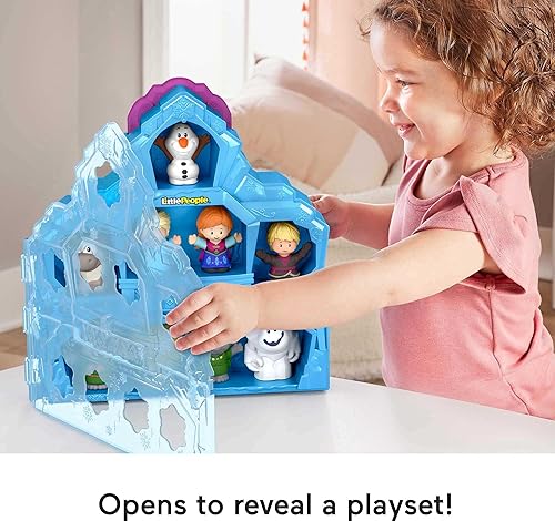 Fisher Price Disney Frozen Toddler Toy Castle Playset with Figures for Kids 18+ Months