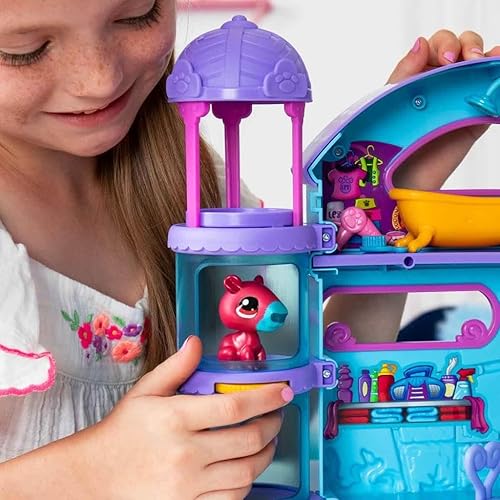 Basic Fun LPS Gen 7 Playset with Authentic Mystery Figures - Surprise Collectible Toy for Kids Ages 4+.