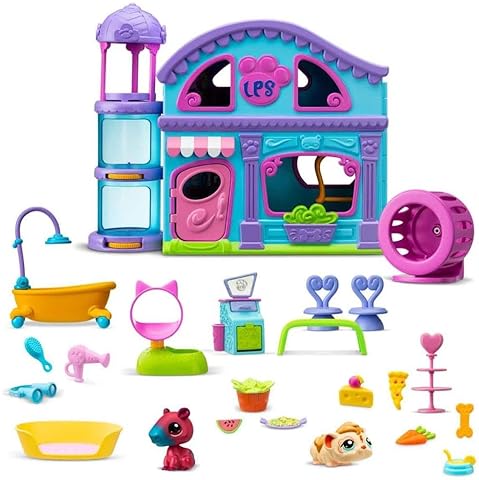Basic Fun LPS Gen 7 Playset with Authentic Mystery Figures - Surprise Collectible Toy for Kids Ages 4+.