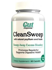 Natural Psyllium Fiber Capsules for Digestive Health - 90 ct