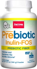 Jarrow Formulas Prebiotic Inulin-FOS, Enhances Calcium Absorption, 180g