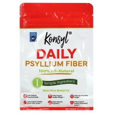 Konsyl Daily Psyllium Fiber Supplement - 100% Natural, 5g Fiber, 60 Servings - 12.7 oz