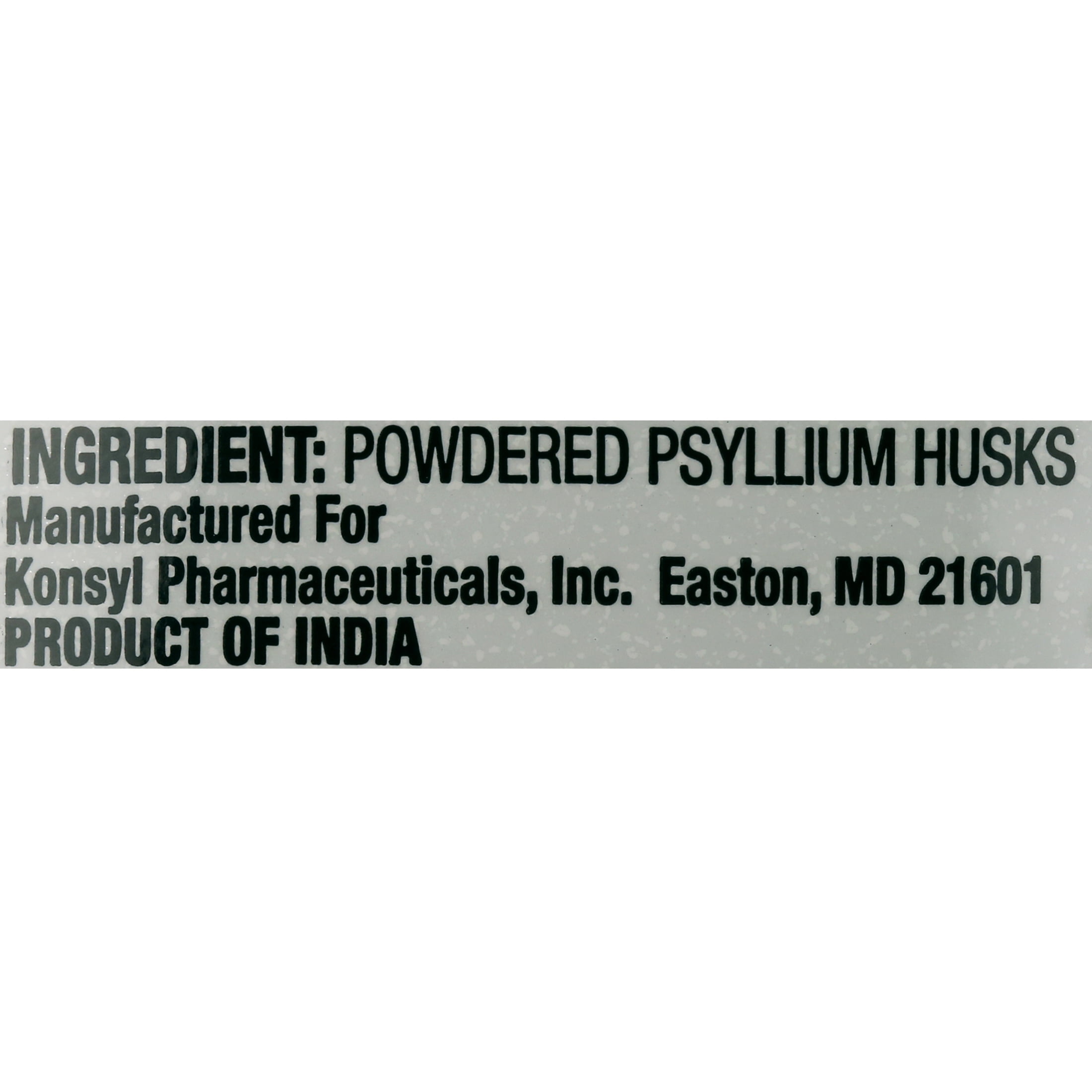 Konsyl Daily Psyllium Fiber Supplement - 100% Natural, 5g Fiber, 60 Servings - 12.7 oz