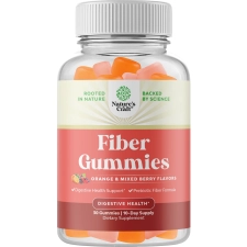 Natures Craft Immunity & Digestive Support Prebiotic Fiber Gummies - High Fiber Supplement for Adults - Non GMO Vegan Halal - 30 Count