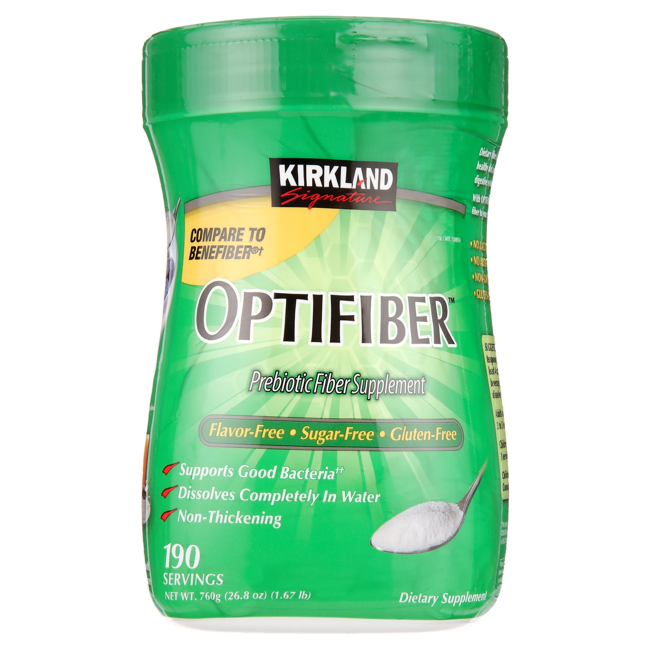 Kirkland Signature OPTIFIBER Powder - 25.6 oz, 190 Servings