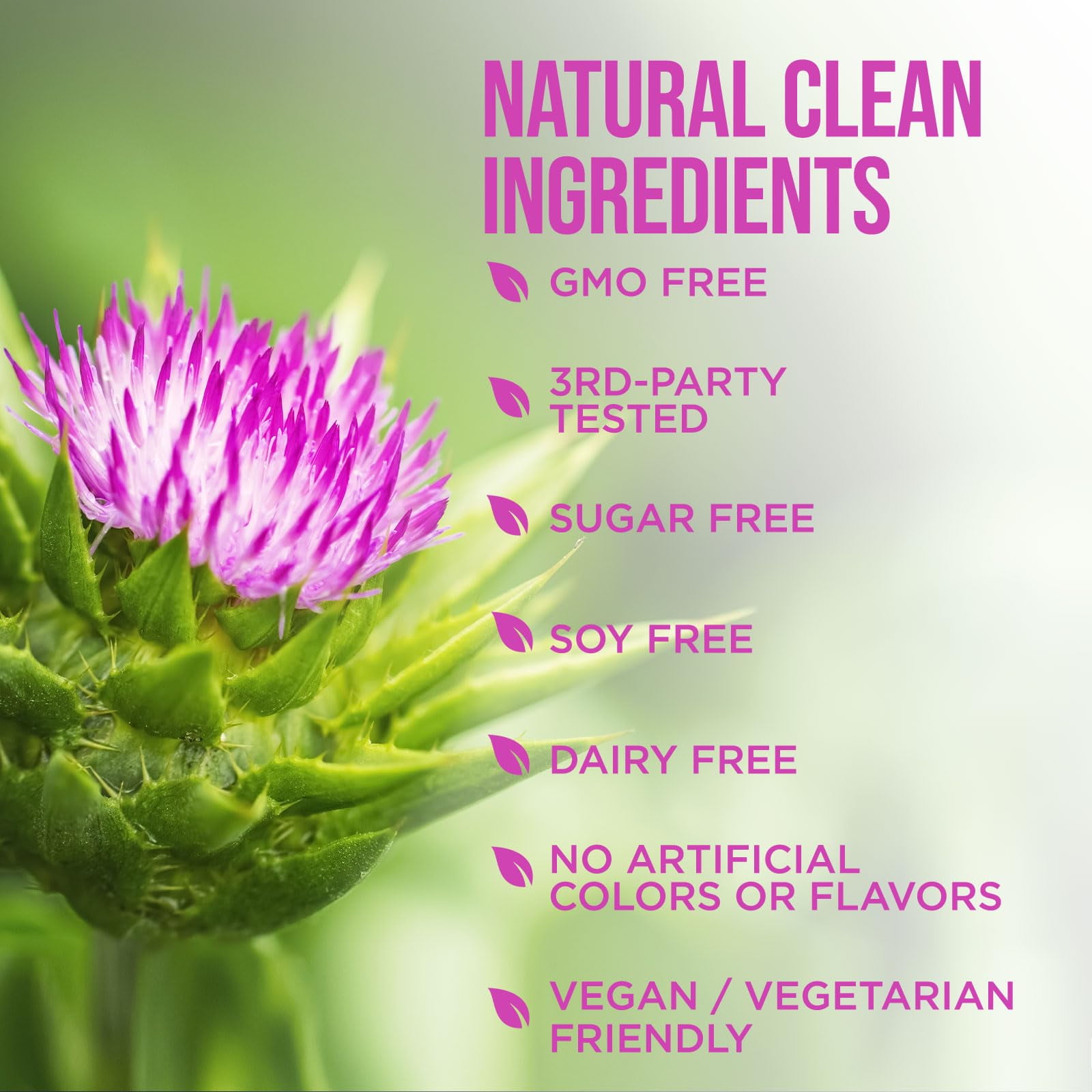 Natural Liver Cleanse Supplement - 21 Herb Formula with Milk Thistle, Dandelion & Beet - Non-GMO Vegan - 120 Caps