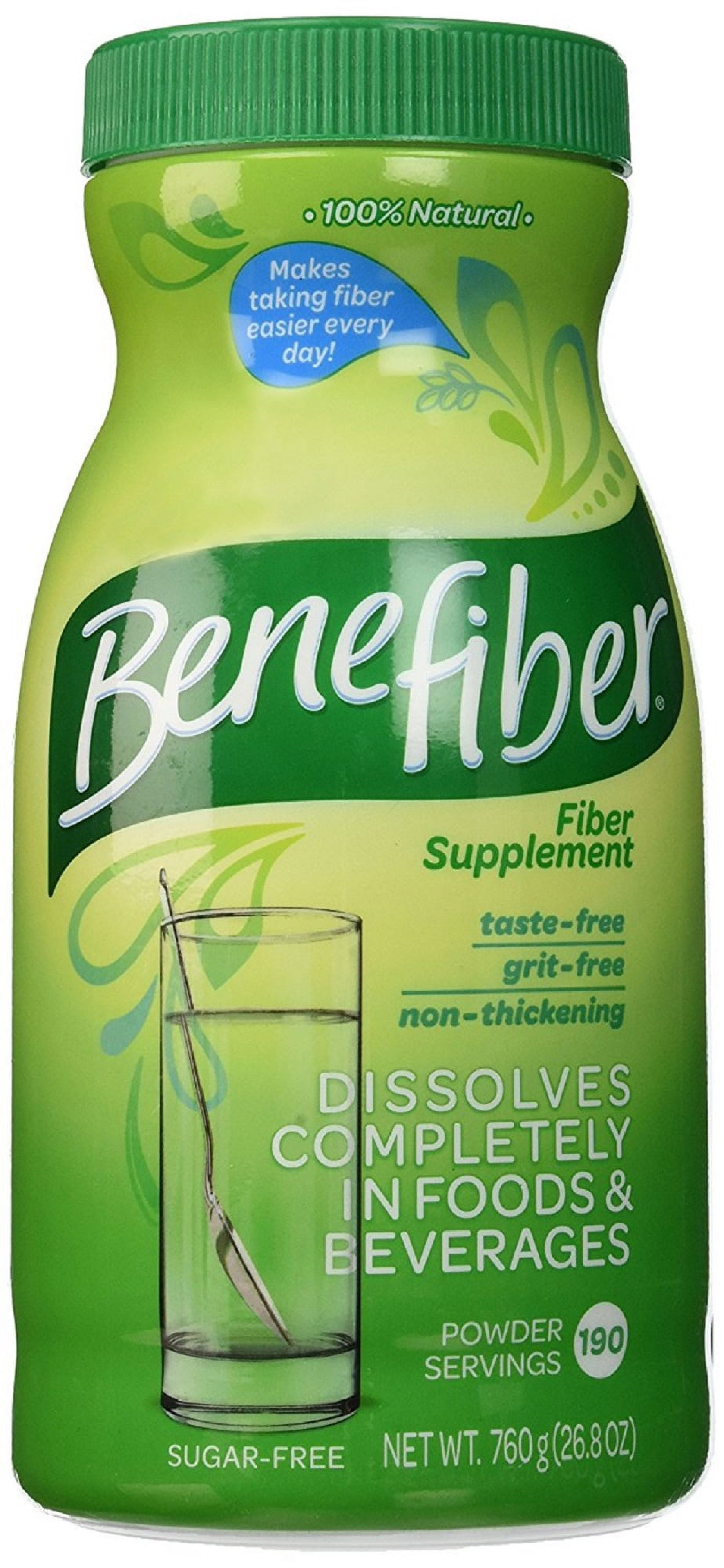 Benefiber Fiber Supplement - 730g, 190 Servings, Pack of 2