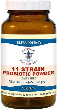 Custom Probiotics 50g 11-Strain Powder Blend - Premium Quality'
