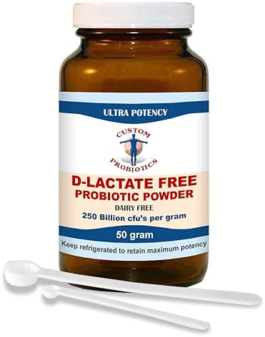 Custom probiotics D-Lactate Free Probiotic Powder - Custom Probiotics (50g)