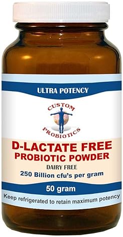 Custom probiotics D-Lactate Free Probiotic Powder - Custom Probiotics (50g)