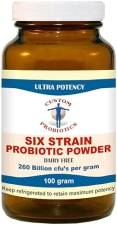 Custom Probiotics 6-Strain Powder (100g) for Gut Health