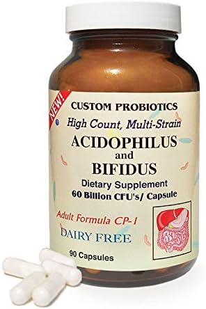 Custom Probiotics CP-1-90 Capsules_AB - Pack of 6 Bottles