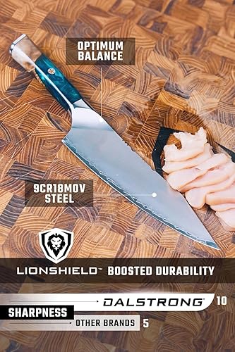 Dalstrong Valhalla Series 8" Chef Knife with HC Steel & Celestial Resin/Wood Handle