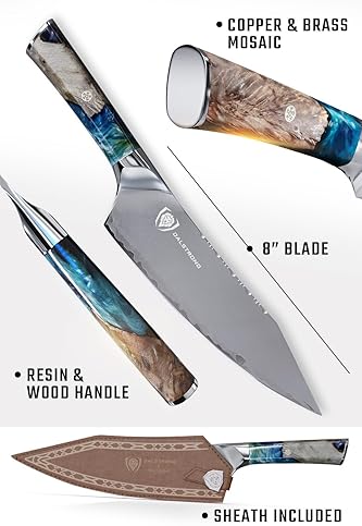 Dalstrong Valhalla Series 8" Chef Knife with HC Steel & Celestial Resin/Wood Handle
