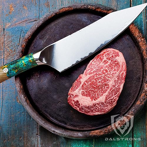 Dalstrong Valhalla Series 8" Chef Knife with HC Steel & Celestial Resin/Wood Handle