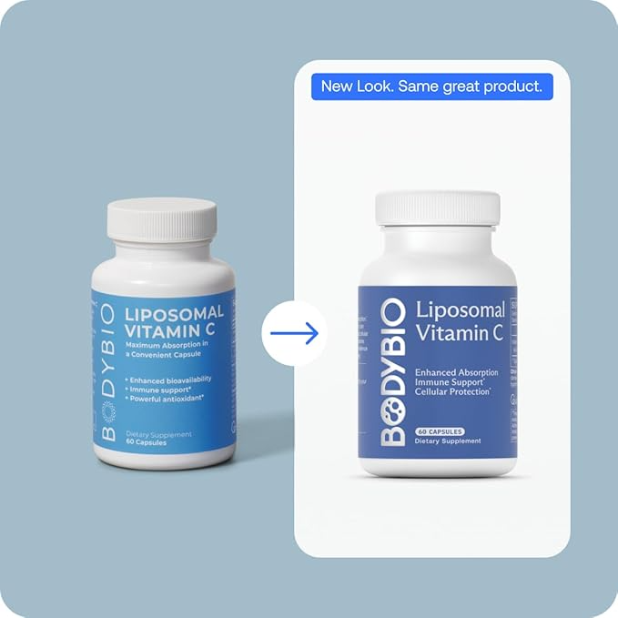 BodyBio Liposomal Vitamin C - 60 Kapsül