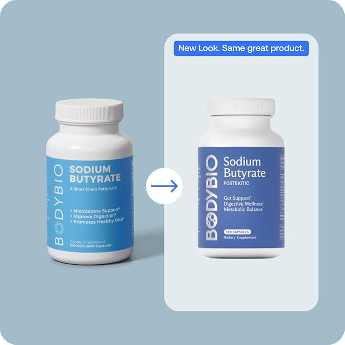 BodyBio Gut Health Supplement - 60 kapsül