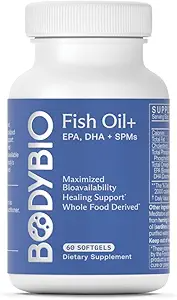 BodyBio Fish Oil+ with Specialized Pro-resolving Mediators - 60 Jel