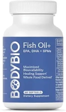 BodyBio Fish Oil+ with Specialized Pro-resolving Mediators - 60 Jel