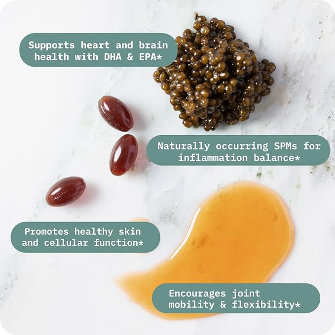 BodyBio Fish Oil+ with Specialized Pro-resolving Mediators - 60 Jel