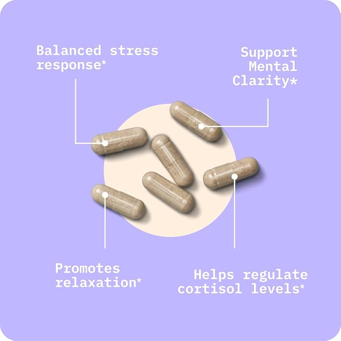 BodyBio Calm - Stress Relief Supplement - 60 Kapsül