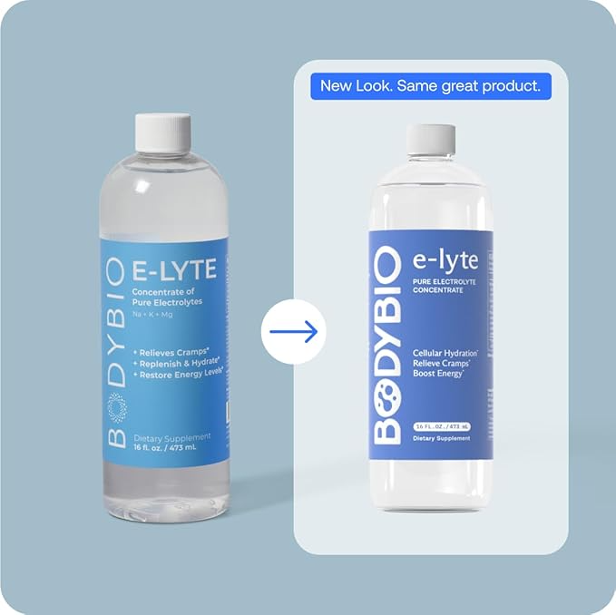 BodyBio Electrolytes Liquid for Hydration - 16 oz Concentrate